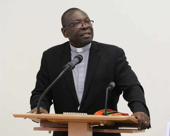 Dr. ‪Seth Agidi, Moderator der Evangelical Presbyterian Church in Ghana, sprach zu Beginn der Tagung ein kurzes Grußwort.