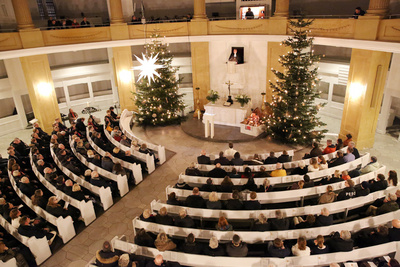 Christnacht mit Bischof Thomas Adomeit in der Oldenburger St.-Lamberti-Kirche. Alle Fotos: ELKiO/D.-M. Grötzsch
