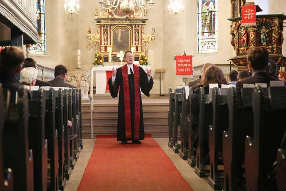 Gottesdienst in der St.-Ulrichs-Kirche zur Synode mit Pfarrer Nico Szameitat