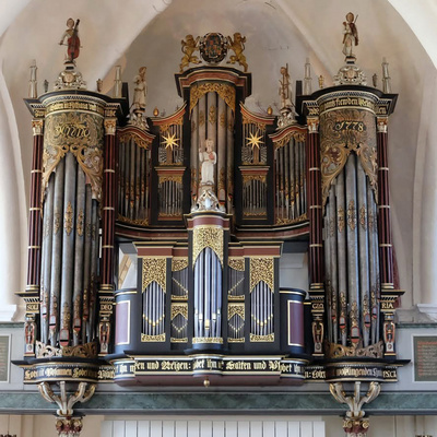 Restaurierte Orgel in der St.-Ägidius-Kirche in Berne