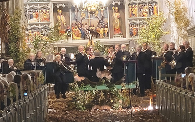 Hubertusmesse in der St. Martins-Kirche in Tettens