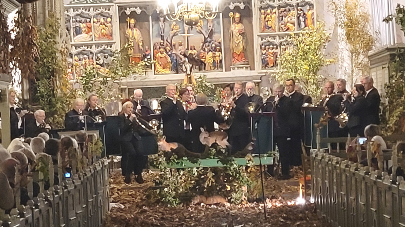 Hubertusmesse in der St. Martins-Kirche in Tettens