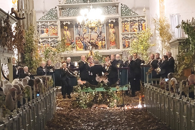 Hubertusmesse in der St. Martins-Kirche in Tettens