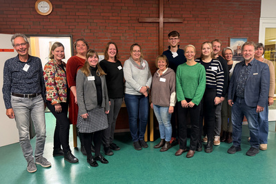 Gewählte Delegierte und ihre Stellvertretungen des Kirchenkreises Ammerland für die 50. Synode der oldenburgischen Kirche.