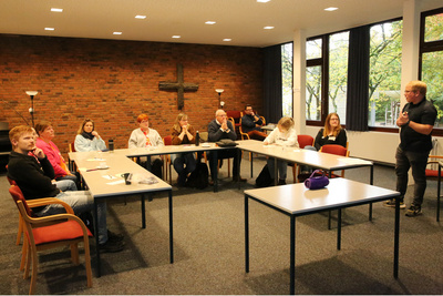 Workshop „Was ihr einem meiner geringsten... – Umgang mit Sexismus im Alltag“ mit Björn Kraemer.