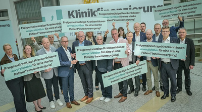 Der Kampagne haben sich mehr als 50 Krankenhäuser angeschlossen. Von großen Schwerpunktversorgern bis zu ländlichen Häusern ist alles dabei.