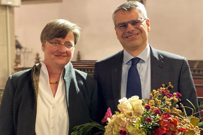 Oliver Schuegraf nach der Wahl zum neuen Landesbischof in Schaumburg-Lippe. Foto: Evangelisch-Lutherischen Landeskirche Schaumburg-Lippe
