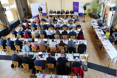 2. außerordentliche Tagung der 49. Synode der oldenburgischen Kirche am 9. März 2024 im Gemeindehaus der St.-Johannes-Kirche in Oldenburg im Stadtteil Kreyenbrück.