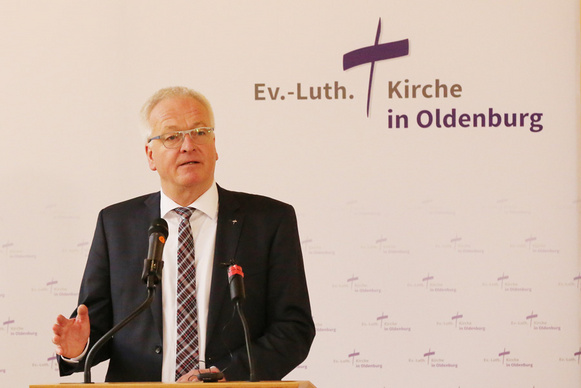 Kirchenverwaltungsdirektor Udo Heinen, Leiter der Aufsicht im Oberkirchenrat der Ev.-Luth. Kirche in Oldenburg,