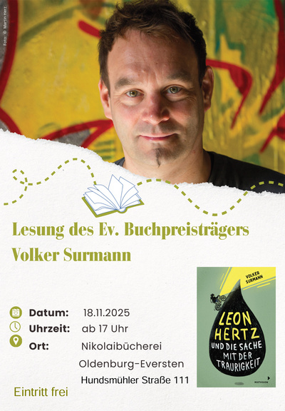 Lesung mit Preisträger Volker Surmann