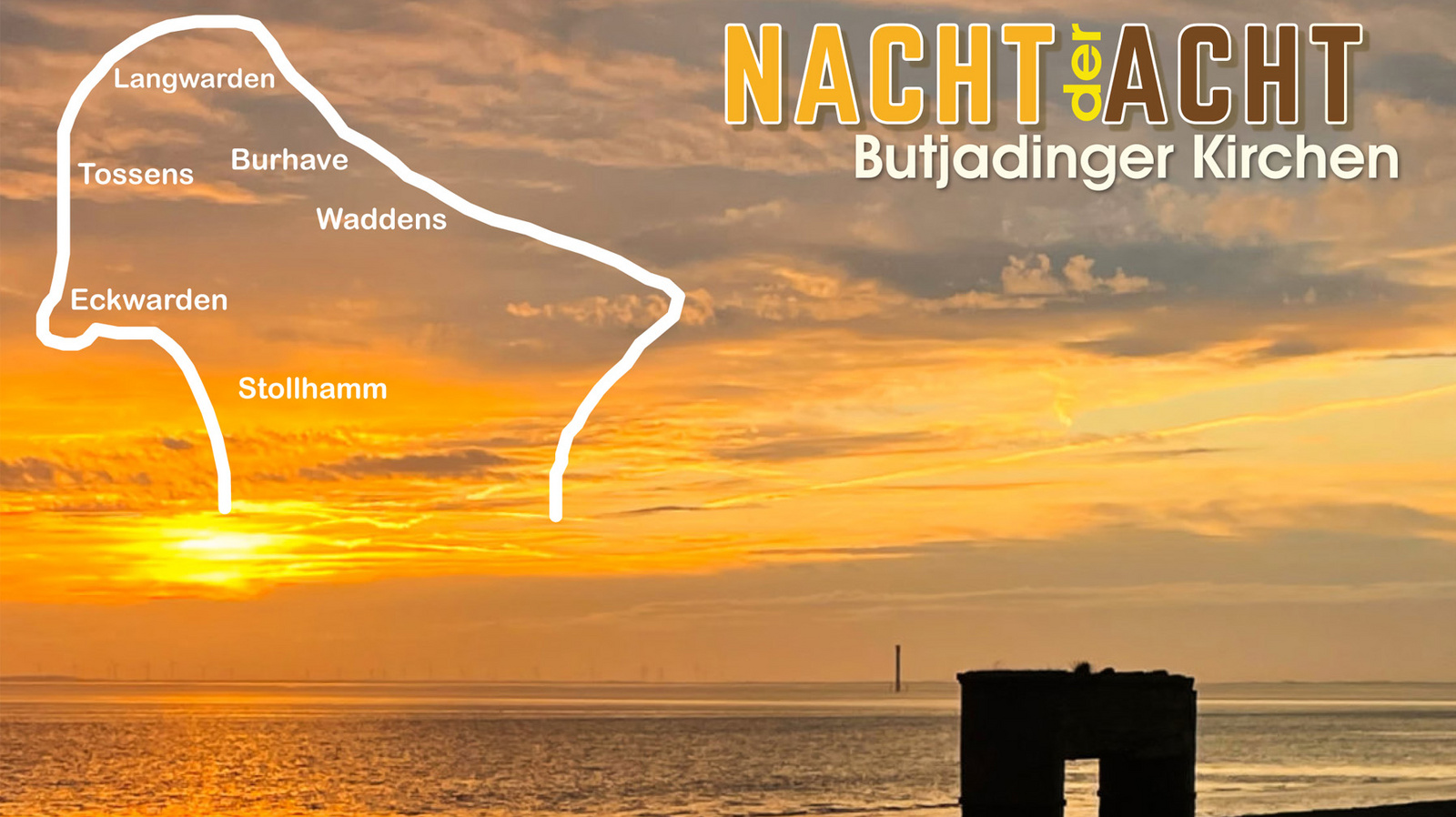Faltblatt 2025 Butjadinger Kirchengemeinden öffnen für „Nacht der Acht“