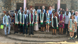 Die Delegierten beim Eröffnungsgottesdienst der Hauptversammlung in Kpalimé/Togo.