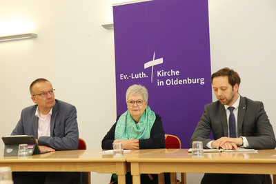 Pressekonferenz zum Abschluss der 1. Tagung der 49. Synode in Rastede