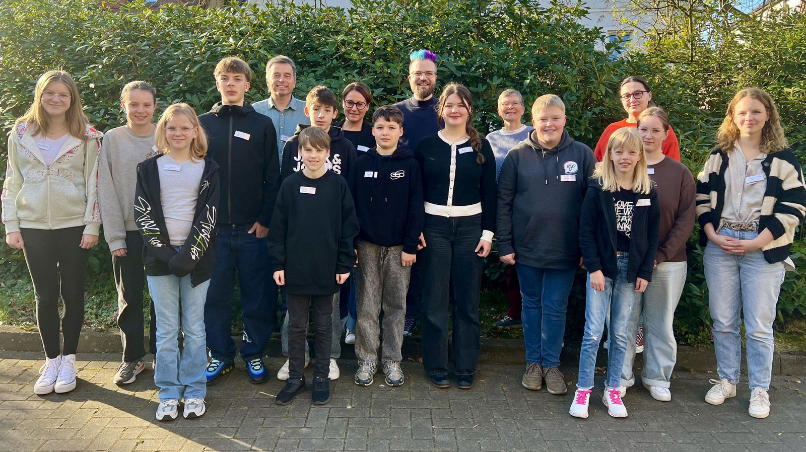 Zehn Schüler*innen sammelten am Zukunftstag spannende Einblicke in verschiedenste Arbeitsfelder im Oberkirchenrat und im Jugendpfarramt.