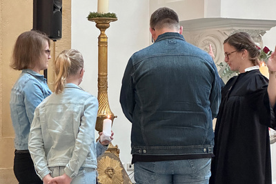 „Taufe to go“ in der Oldenburger St. Lamberti-Kirche.