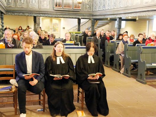 Abendmahlsgottesdienst in der St.-Ulrichs-Kirche in Rastede.