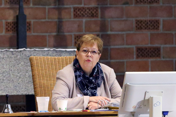 Synodenpräsidentin Sabine Blütchen