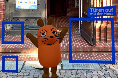 Türöffner-Tag mit der Sendung mit der Maus in der evangelischen Kirche in Oldenburg-Ohmstede.