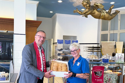Der Teezwieback für die Ostfriesische Teezeremonie am Treffpunkt „Mut zu Waterloo – Reformiertes und Meer“ in der reformierten Kirche an der U-Bahn-Station Waterloo kommt von der Bäckerei Janssen in Oldenburg. Herzlichen Dank!
