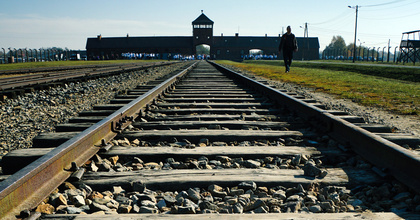 Selektionsrampe in Auschwitz-Birkenau
