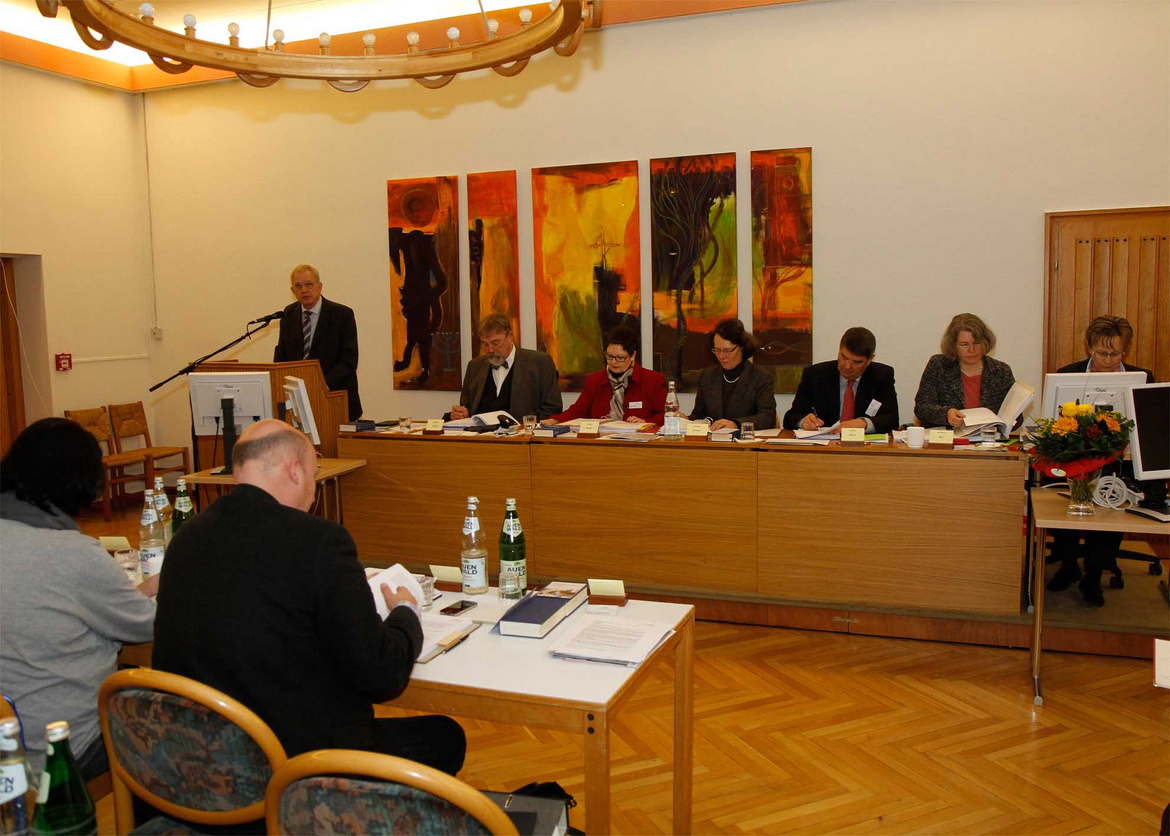 Vorsitzender des Ausschusses für Gemeindedienst und Seelsorge, Prof. Dr. Götz Strömsdörfer.