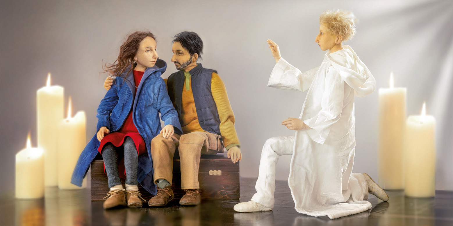 Krippenfiguren der Ev.-luth. Kirchengemeinde St. Ansgar in Oldenburg-Eversten.