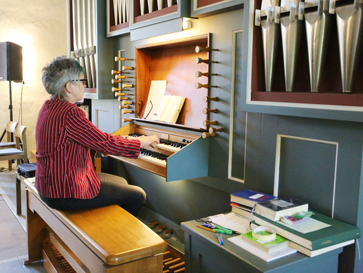 Musikalisch wurde der Gottesdienst von Landeskirchenmusikdirektorin Beate Besser gestaltet.