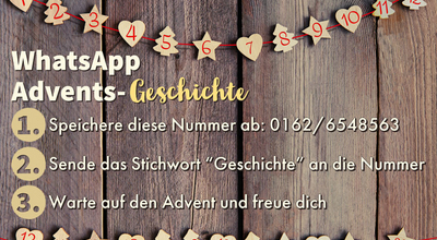 Die „Gebrauchsanweisung“ für den ökumenischen WhatsApp-Adventskalender aus Steinfeld.