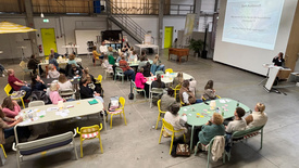 Fachtag für Leitungskräfte der Fachstelle Kindergartenarbeit der oldenburgischen Kirche im hallig hanken in Oldenburg – einer außergewöhnlichen Location mit industriellem Flair.