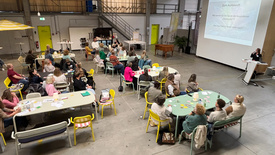 Fachtag für Leitungskräfte der Fachstelle Kindergartenarbeit der oldenburgischen Kirche im hallig hanken in Oldenburg – einer außergewöhnlichen Location mit industriellem Flair.