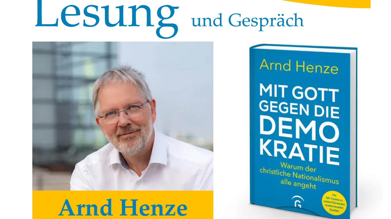 Buchlesung mit Arnd Henze am 8. April in Oldenburg-Eversten