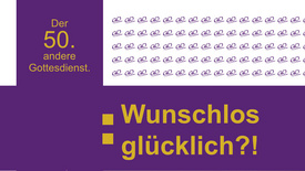 Am Sonntag, 30. November, findet um 18 Uhr im Pumpwerk in Wilhelmshaven der 50. GoSpecial-Gottesdienst statt. Das Thema lautet: „Wunschlos glücklich“.