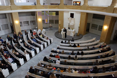 Ostergottesdienst mit Bischof Thomas Adomeit in der Oldenburger St.-Lamberti-Kirche.