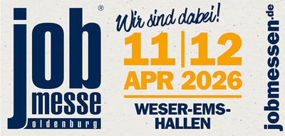Wir sind dabei! – Die Ev.-Luth. Kirche in Oldenburg ist auch in diesem Jahr auf der Jobmesse am 11. und 12. April 2026 in den Weser-Ems-Hallen vertreten