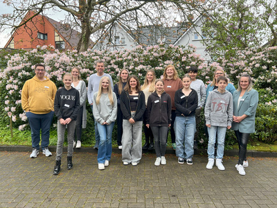 Acht Schülerinnen und Schüler nutzten den Zukunftstag am 25. April, um einen Blick auf die Arbeit im Oberkirchenrat und im Landesjugendpfarramt zu werfen.