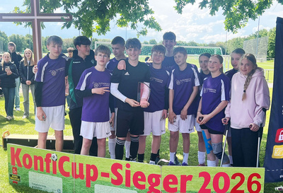 Die Gewinner des EKD-Konfi-Cups 2026 kommen aus dem niedersächsischen Nordhorn.