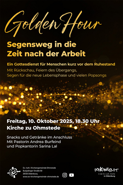 „Golden Hour“ – Angebot für Menschen im oder kurz vor dem Ruhestand