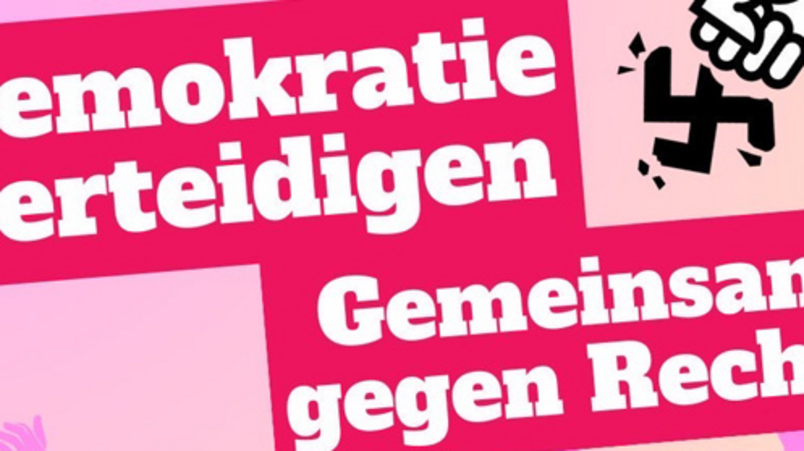 Aufruf zur Kundgebung gegen Rechtsextremismus in Oldenburg am 20. Januar 2024 in Oldenburg. Grafik: Bündnis gegen Rechtsextremismus in Oldenburg