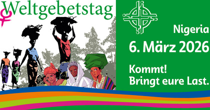 Bild zum Weltgebetstag 2026 mit dem Titel „Rest for the Weary“ von der Künstlerin Gift Amarachi Ottah