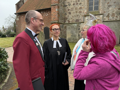 Besucherinnen geben positives Feedback