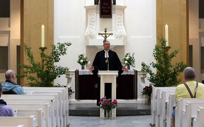 Gottesdienst am Pfingstmontag mit Bischof Thomas Adomeit in der Oldenburger St.-Lamberti-Kirche.