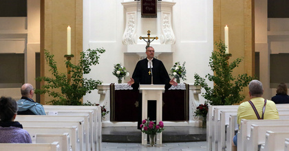 Gottesdienst am Pfingstmontag mit Bischof Thomas Adomeit in der Oldenburger St.-Lamberti-Kirche.