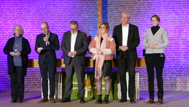 Gemeinsam sprachen Pastorin Andrea Burfeind, Wolfgang Hündling, Gerhard Wessels, Pastorin Saskia Schoof, Pastor Dr. Stefan Welz und Pastorin Ines Heinke den Schlusssegen.