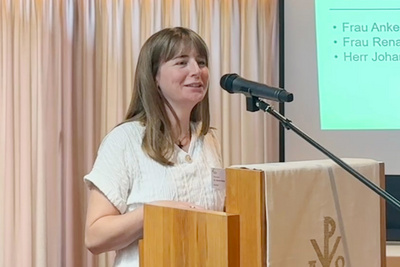Die stellvertretende Kreispfarrerin Dr. Hanna Keese dankte den Mitarbeiterinnen des Diakonischen Werkes im Kirchenkreis für ihren Einsatz.
