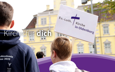 Screenshot aus dem Imagefilm der oldenburgischen Kirche.