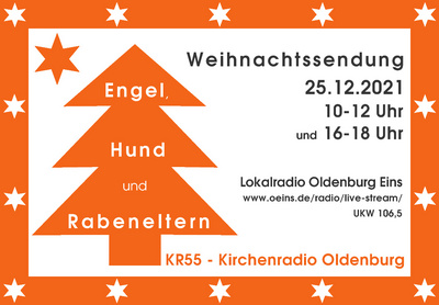 Weihnachtssendung 2021 von KR55: Engel, Hund und Rabeneltern