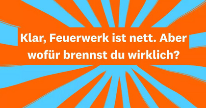 Böller helfen nicht gegen Hunger, so das evangelische Hilfswerk „Brot für die Welt“