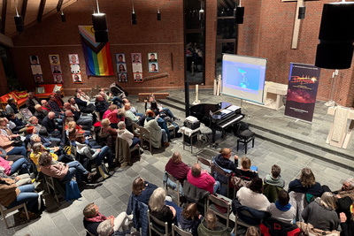 „Die Kirche war plötzlich voll und ich merke, der Norden groovt“, sagte der Komponist Dieter Falk.