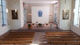 Innenansicht der Delmenhorster Stadtkirche