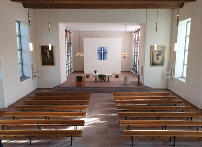 Innenansicht der Delmenhorster Stadtkirche